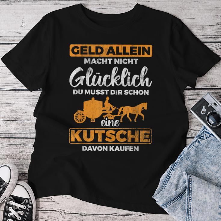 Carriage Make Happy Horse Carriage Coach T-shirt Frauen Lustige Geschenke