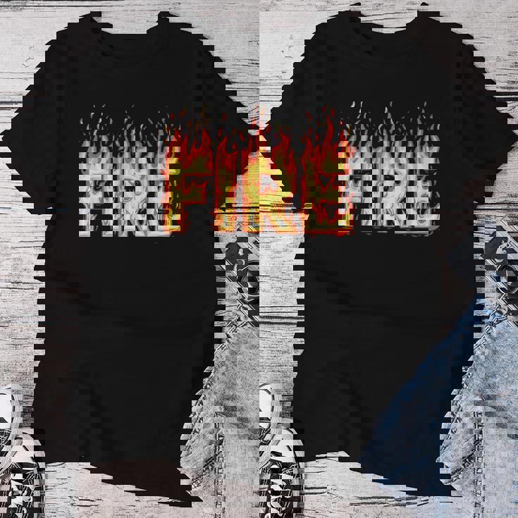 Costume De Flamme De Feu Pour Adulte Enfant Homme Et T-shirt femme Cadeaux drôles