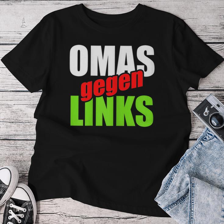 Damen Omas Gegen Links – Statement Grüne Nein Danke T-shirt Frauen Lustige Geschenke