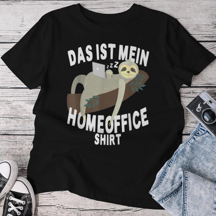 Das Ist Mein Homeoffice Sloth Home Office T-shirt Frauen Lustige Geschenke