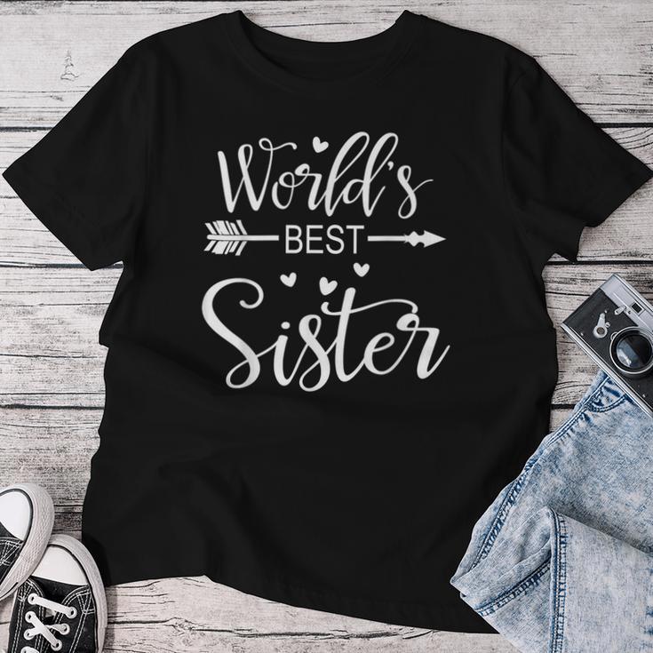 Die Beste Schwester Der Welt S T-shirt Frauen Lustige Geschenke