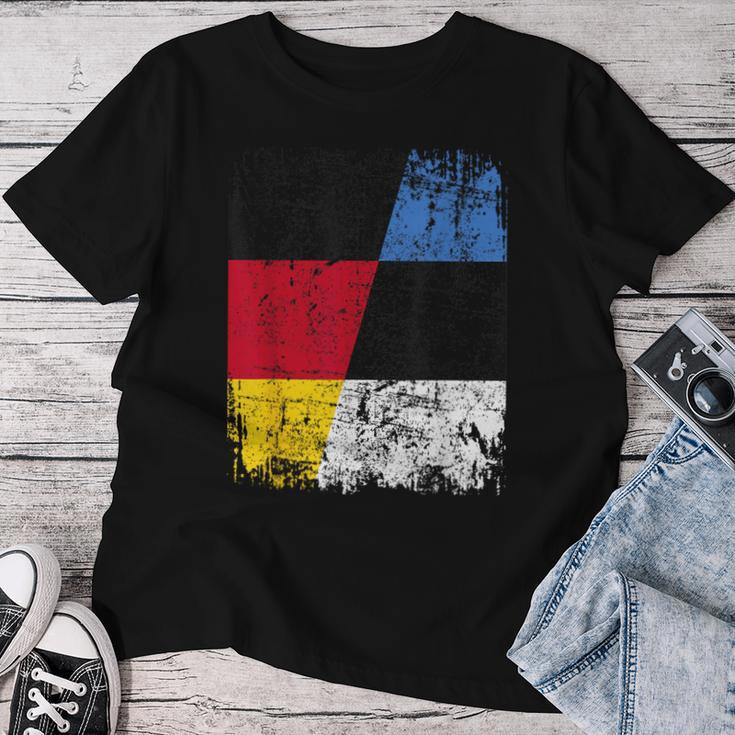 Estonia Germany Flag Children Estonia T-shirt Frauen Lustige Geschenke