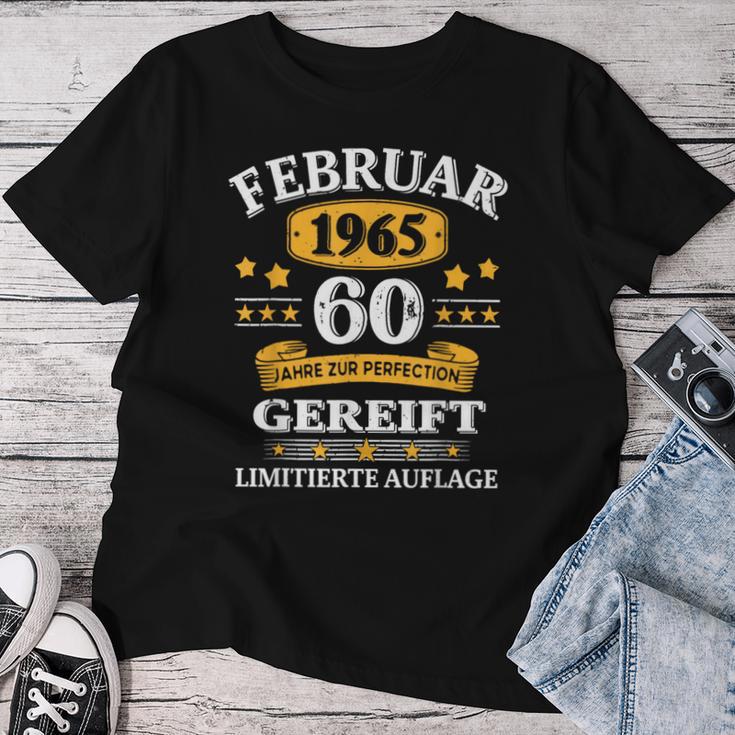 February 1965 60Th Birthday Man Woman T-shirt Frauen Lustige Geschenke