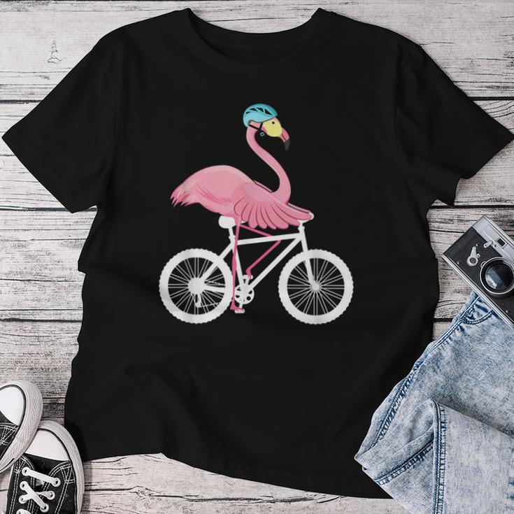 Flamingo Bicycle Bike Flamingo T-shirt Frauen Lustige Geschenke