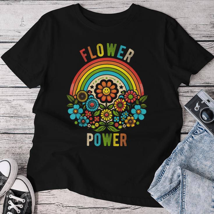 Flower Power Retro Nature Nostalgiaintage Outdoor Power T-shirt Frauen Lustige Geschenke