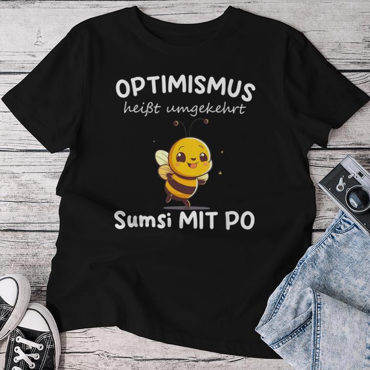 Sumsi Mit Po Optimism Bees Beekeepers Honey T-shirt Frauen Lustige Geschenke