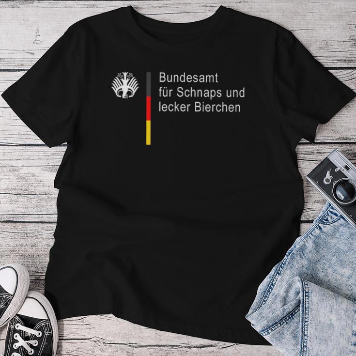 German Federal Office For Schnapps And Delicious Beer Fun T-shirt Frauen Lustige Geschenke