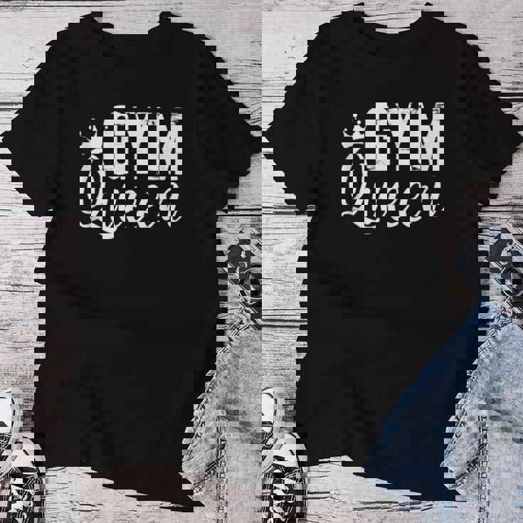 Gym Queen Sin Mangas Camiseta de mujer Regalos divertidos