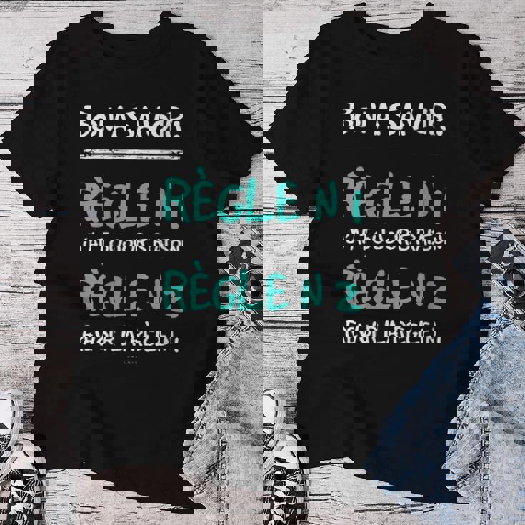 Humoristique Règles Cadeau J'ai Toujours Raison T-shirt femme Cadeaux drôles