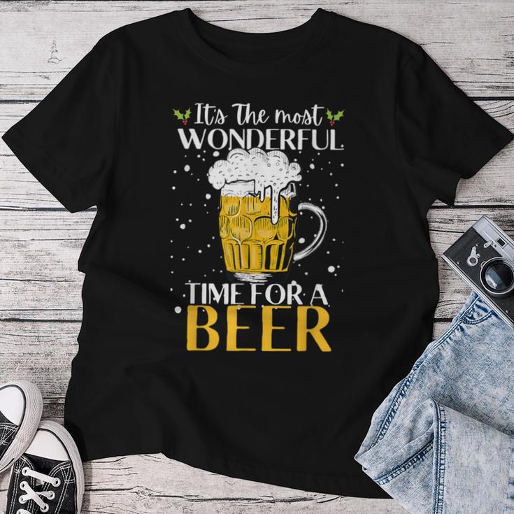 It's The Most Wonderful Time For A Beer Beer Lovers T-shirt Frauen Lustige Geschenke