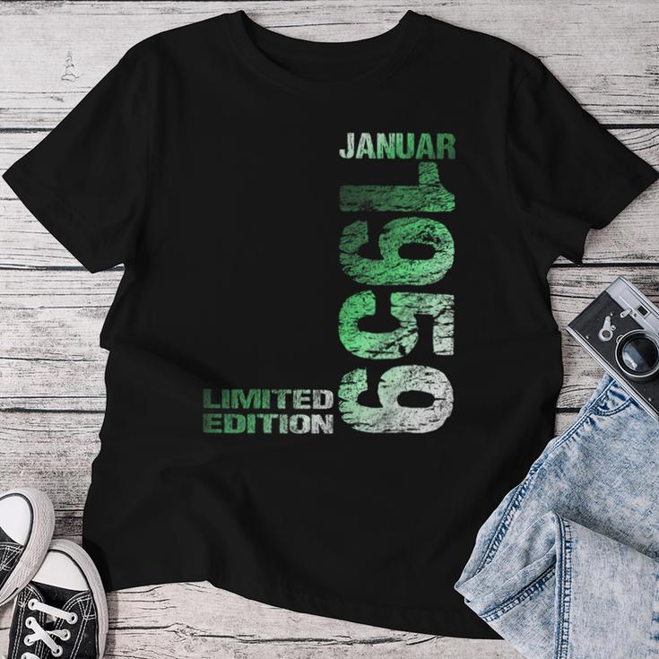 January 1959 Man Woman 66Th Birthday Limited Edition T-shirt Frauen Lustige Geschenke