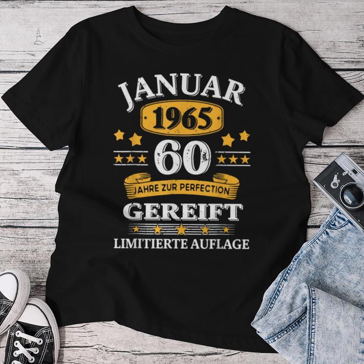 January 1965 60Th Birthday Man Woman T-shirt Frauen Lustige Geschenke