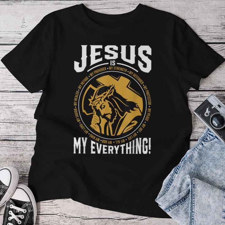 Jesus Is My All Christian God T-shirt Frauen Lustige Geschenke