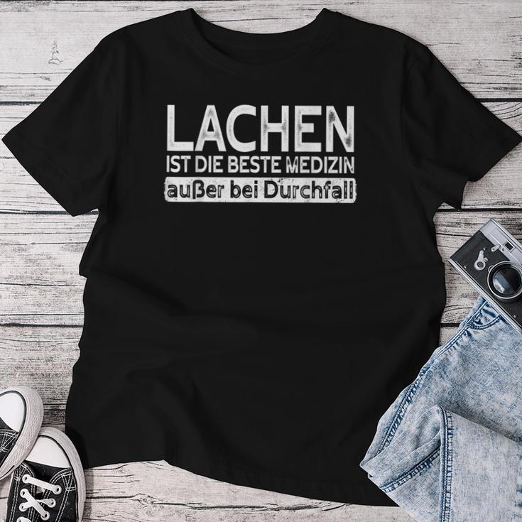 Lachen Ist Die Beste Medizin Nurse Nurse T-shirt Frauen Lustige Geschenke