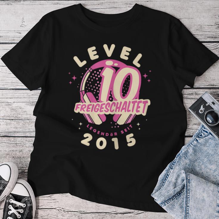 Level 10 Years Girl's Birthday Gamer Girl Gamer 2015 T-shirt Frauen Lustige Geschenke