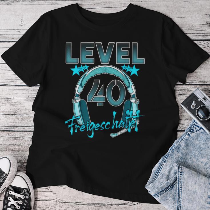 Level 40 Years Birthday Man Woman 1982 Gamer T-shirt Frauen Lustige Geschenke