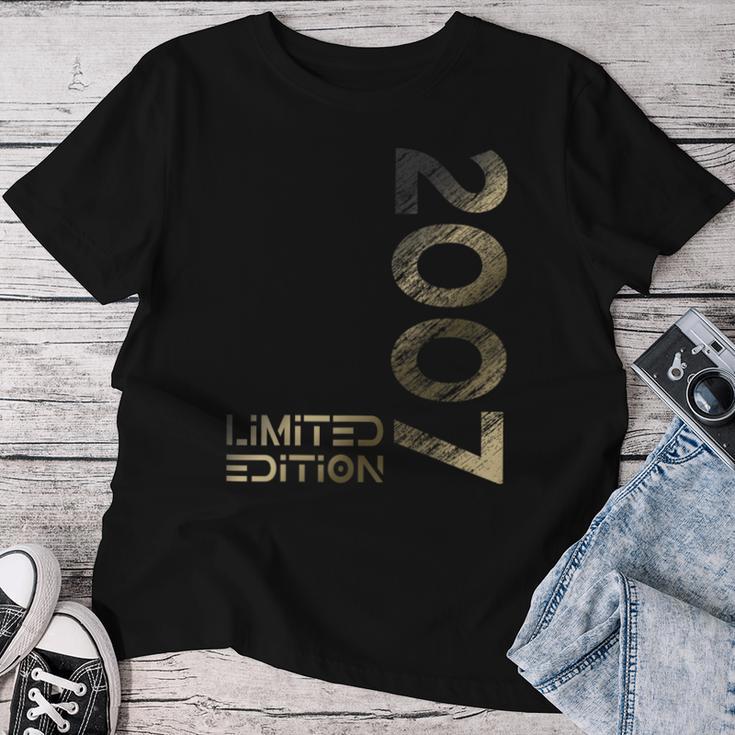 Limited Edition Jahrgang 2007 Junge Mädchen 18 Geburtstag T-shirt Frauen Lustige Geschenke