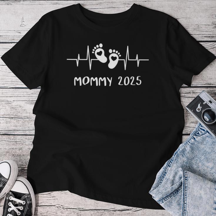 Mama 2025 Heartbeat The Mami Mom Mother's Day Birth Mother T-shirt Frauen Lustige Geschenke