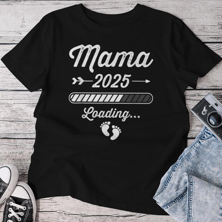 Mama 2025 Loading For Future Mother Pregnancy T-shirt Frauen Lustige Geschenke