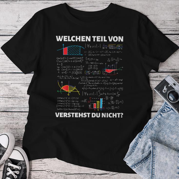 Math Teacher Algebra Maths Saying T-shirt Frauen Lustige Geschenke