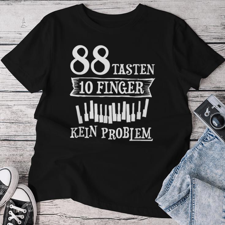 Musician 88 Keys 10 Finger Pianist Piano Teacher T-shirt Frauen Lustige Geschenke