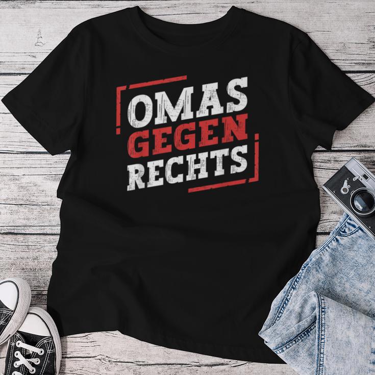 Omas Gegen Rechts Antirassismus T-shirt Frauen Lustige Geschenke