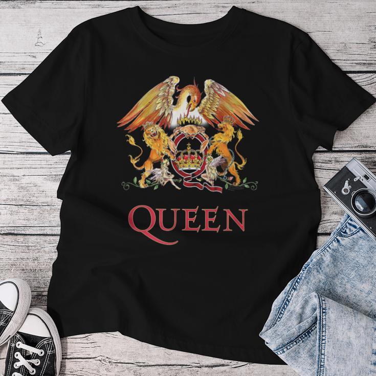 Queen Rock Music Band Logo By Rock Off T-shirt Frauen Lustige Geschenke