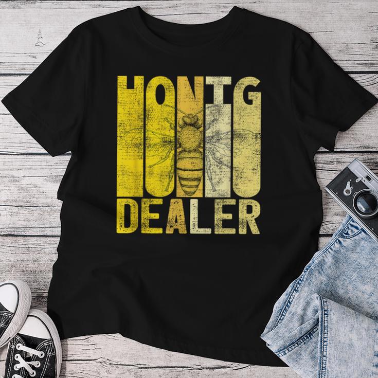 Retro Honey Dealer Beekeeper Bee Beekeeper T-shirt Frauen Lustige Geschenke