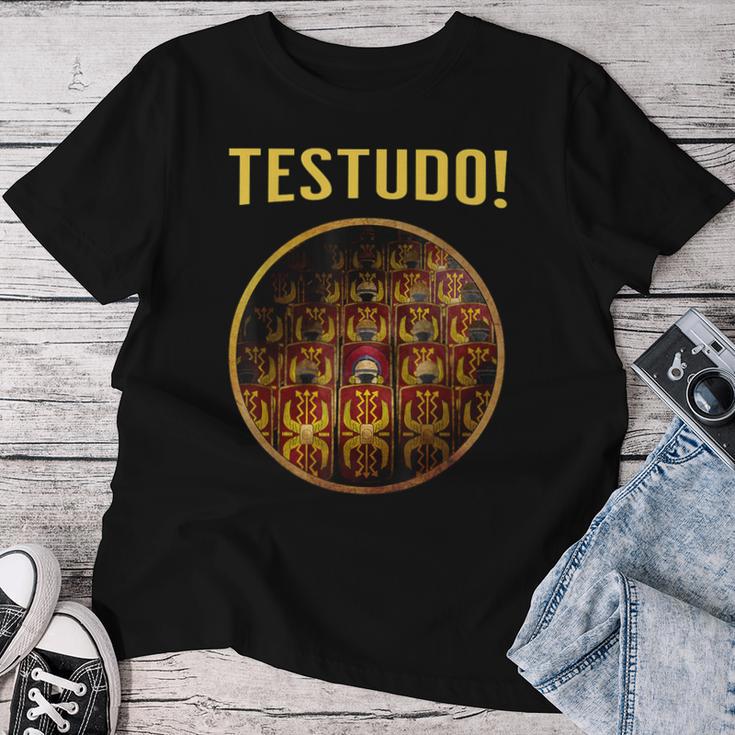 Roman Legions Testudo Ancient Roman Legionaries T-shirt Frauen Lustige Geschenke