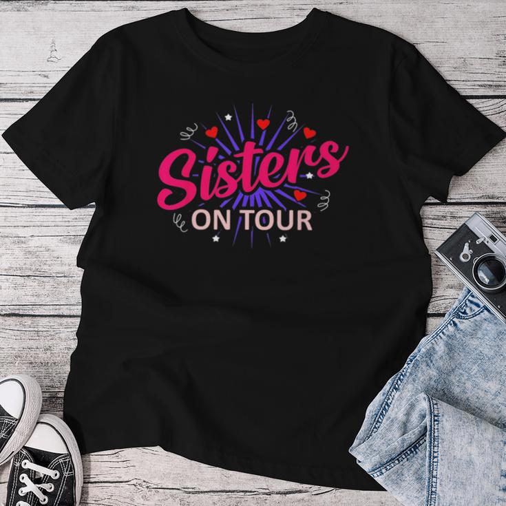 Schwester Sisters On Tour T-shirt Frauen Lustige Geschenke