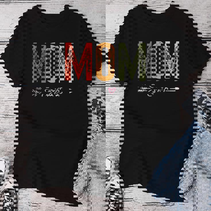 Vintage Mom Est 2025 Promoted To Mommy Mother's Day 2025 Camiseta de mujer Regalos divertidos