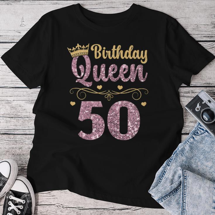 Women's 50Th Queen Birthday 50 Years Fift T-shirt Frauen Lustige Geschenke