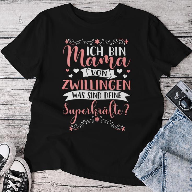 Women's Mamaon Zwillingen Sweet Saying For Mother's Day T-shirt Frauen Lustige Geschenke