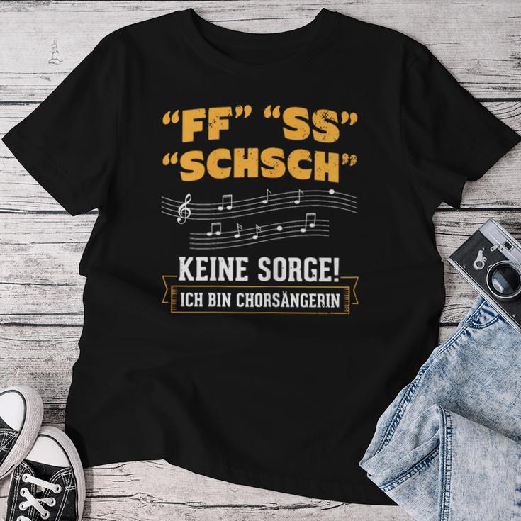 Women's Keine Sorge Chorsänger T-shirt Frauen Lustige Geschenke