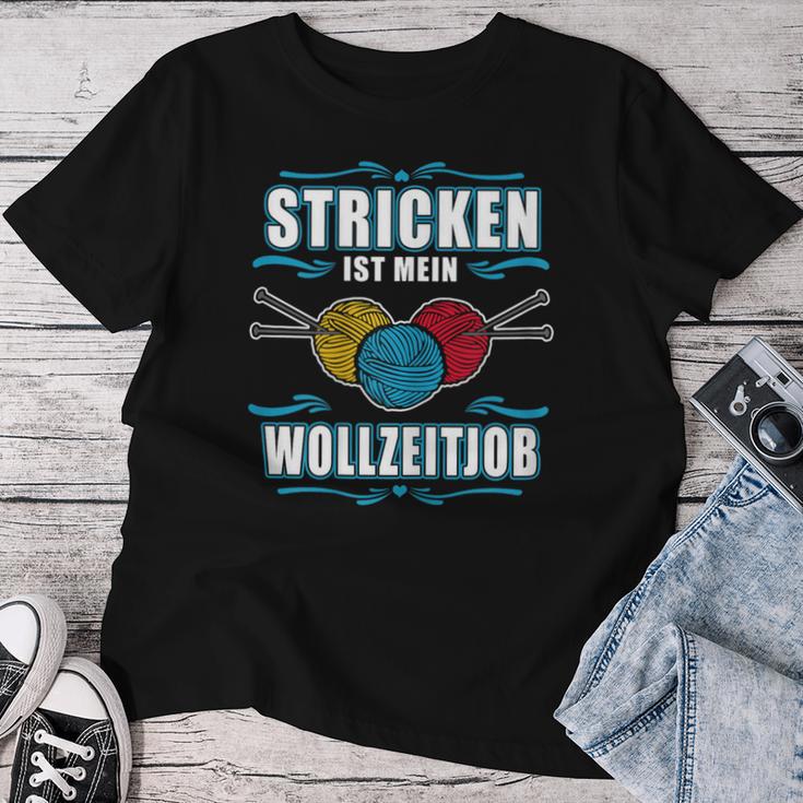 Women's Knitted Is My Woll Zeitjob Knitted T-shirt Frauen Lustige Geschenke