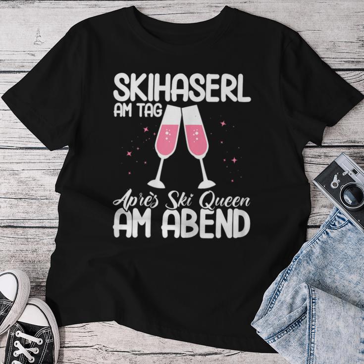 Women's Ski Faserl On The Day Après Ski Queen Apres Ski T-shirt Frauen Lustige Geschenke