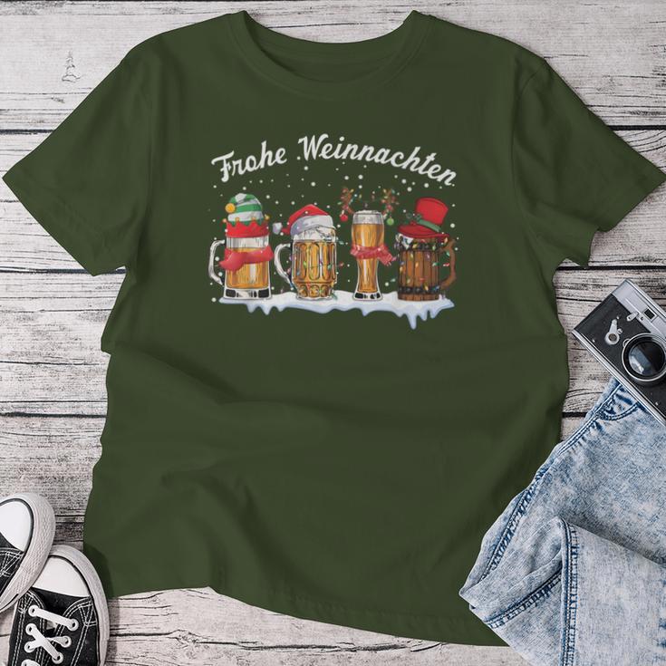 Christmas Beer Merry Christmas T-shirt Frauen Lustige Geschenke