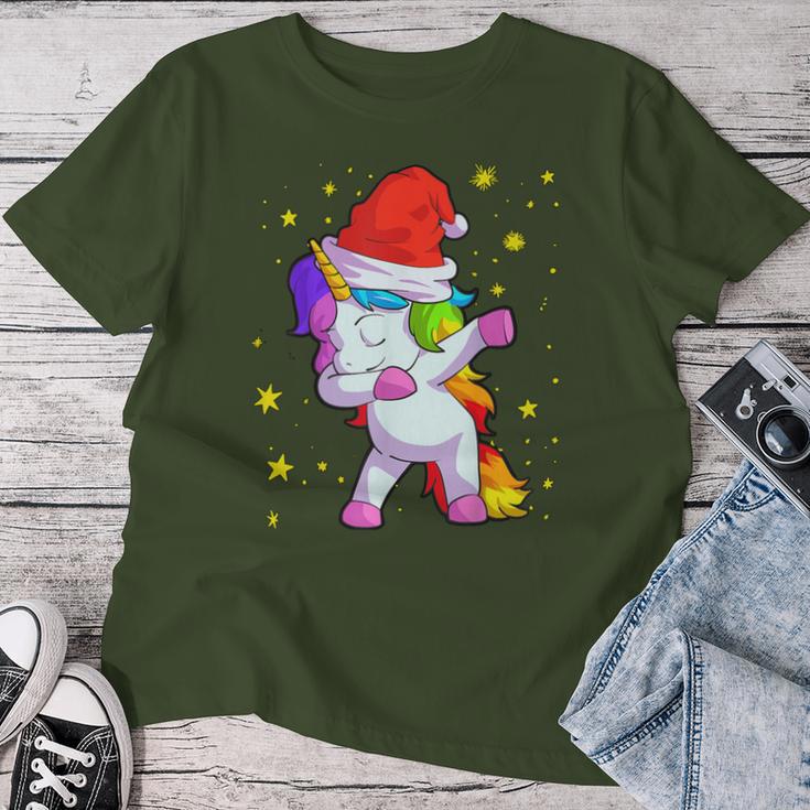 Christmas Children's Unicorn Girls Christmas T-shirt Frauen Lustige Geschenke