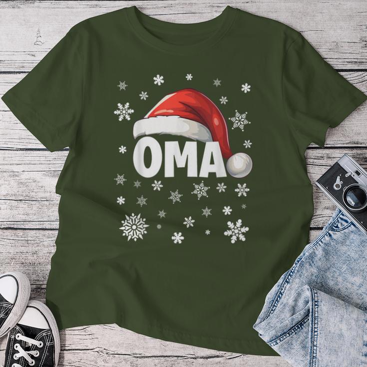 Christmas Outfit Christmas Hat Merry Christmas Grandma T-shirt Frauen Lustige Geschenke