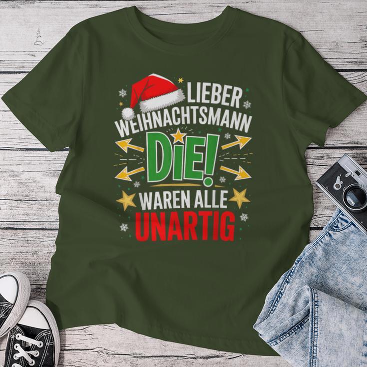 Christmas Santa Christmas T-shirt Frauen Lustige Geschenke