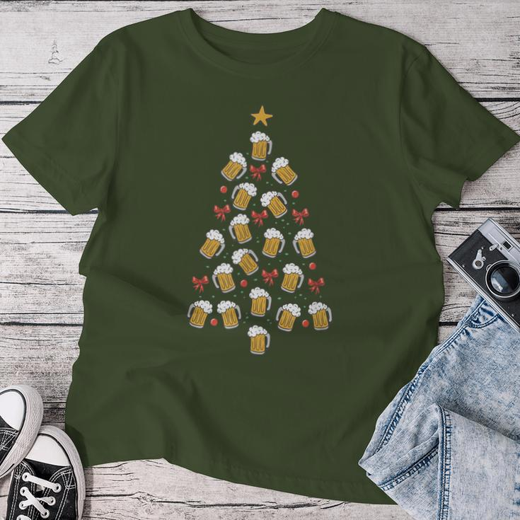 Christmas Tree Christmas Beer Glass Tree Men T-shirt Frauen Lustige Geschenke