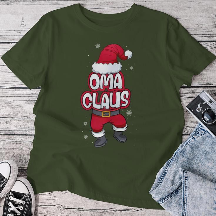 Grandma Claus Christmas Family Partner Look Santa Claus T-shirt Frauen Lustige Geschenke