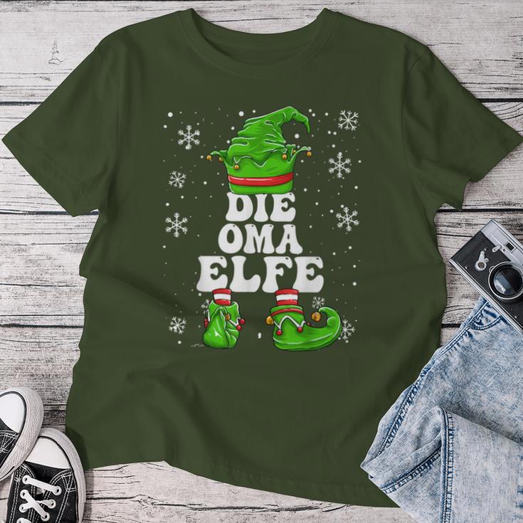 Grandma Elf Women's Grandmother Elf Christmas T-shirt Frauen Lustige Geschenke