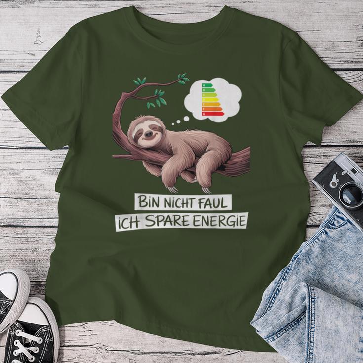 Sloth Late Sleeper Saying Christmas T-shirt Frauen Lustige Geschenke