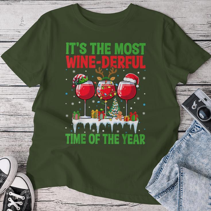 The Most Wine Derful Time Of The Year Christmas Women's T-shirt Frauen Lustige Geschenke