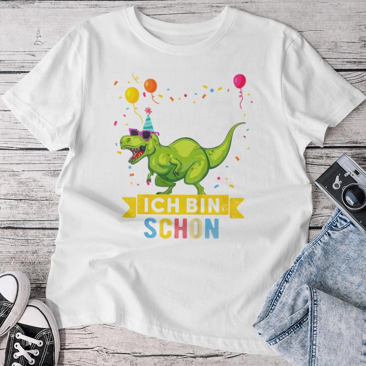 Children's 5 Years Birthday Dinosaur Boys Girls Dino T-shirt Frauen Lustige Geschenke