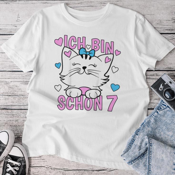 Children's Ich Bin Schon 7 Jahre Girl Ich Bin Schon 7 Years T-shirt Frauen Lustige Geschenke