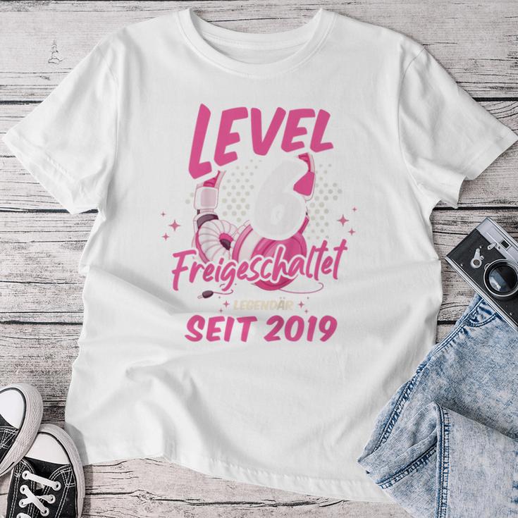 Children's Level 6 Years Girl's Birthday Gamer Girl Gamer 2019 T-shirt Frauen Lustige Geschenke