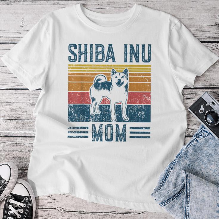 Dog Shiba Inu Mom -Intage Shiba Inu Mom Gray T-shirt Frauen Lustige Geschenke