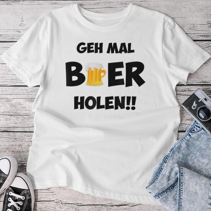 Go Get Some Beer Gmbh T-shirt Frauen Lustige Geschenke